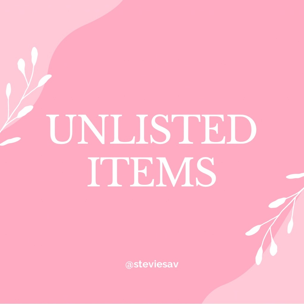 ✨UNLISTED ITEMS FROM LIVE SHOW✨